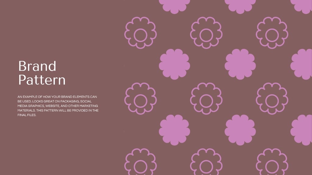 Foxxy Kay Studios brand pattern application slide